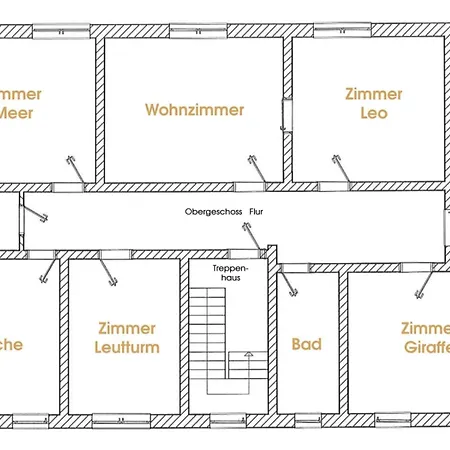 Gelbes Haus Seenland Xl